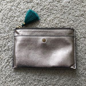 J.Crew Gold Clutch